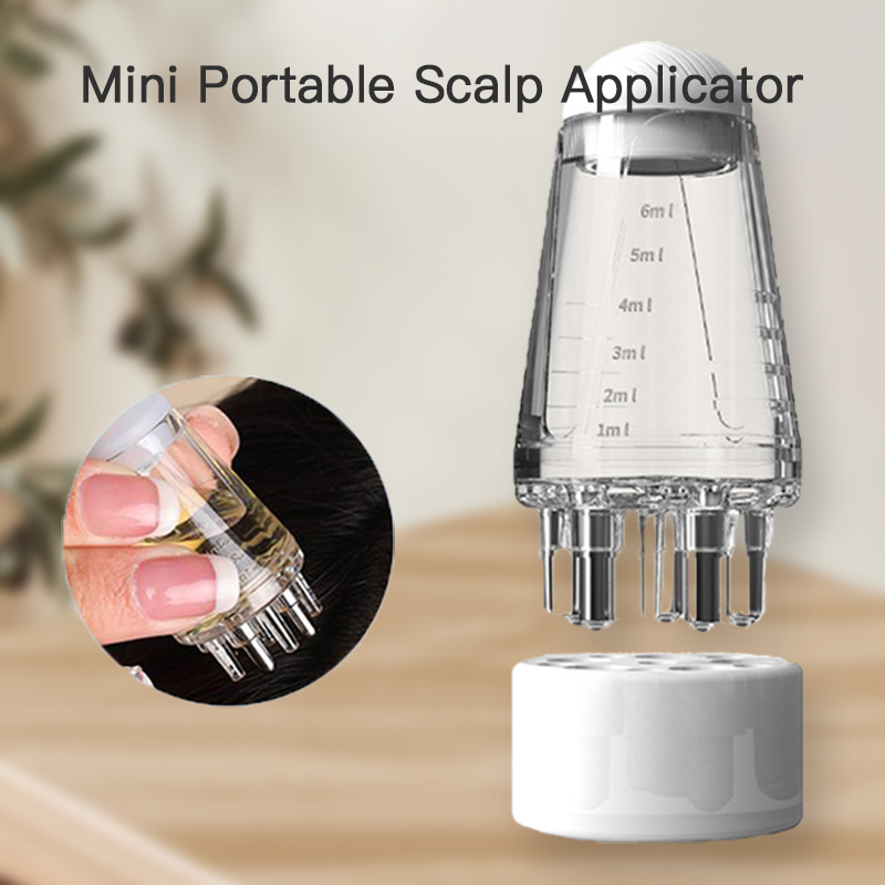 Hair Care Serum - Mini Portable Scalp Applicator Liquid Comb
