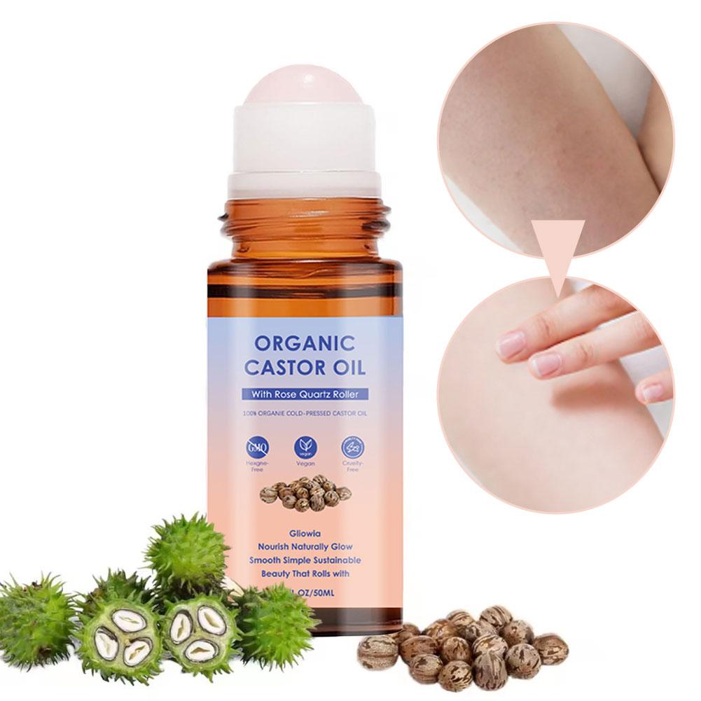 50ml Organic Castor Oil Rose Q - đánh giá và giá Castor Oil Cold Press