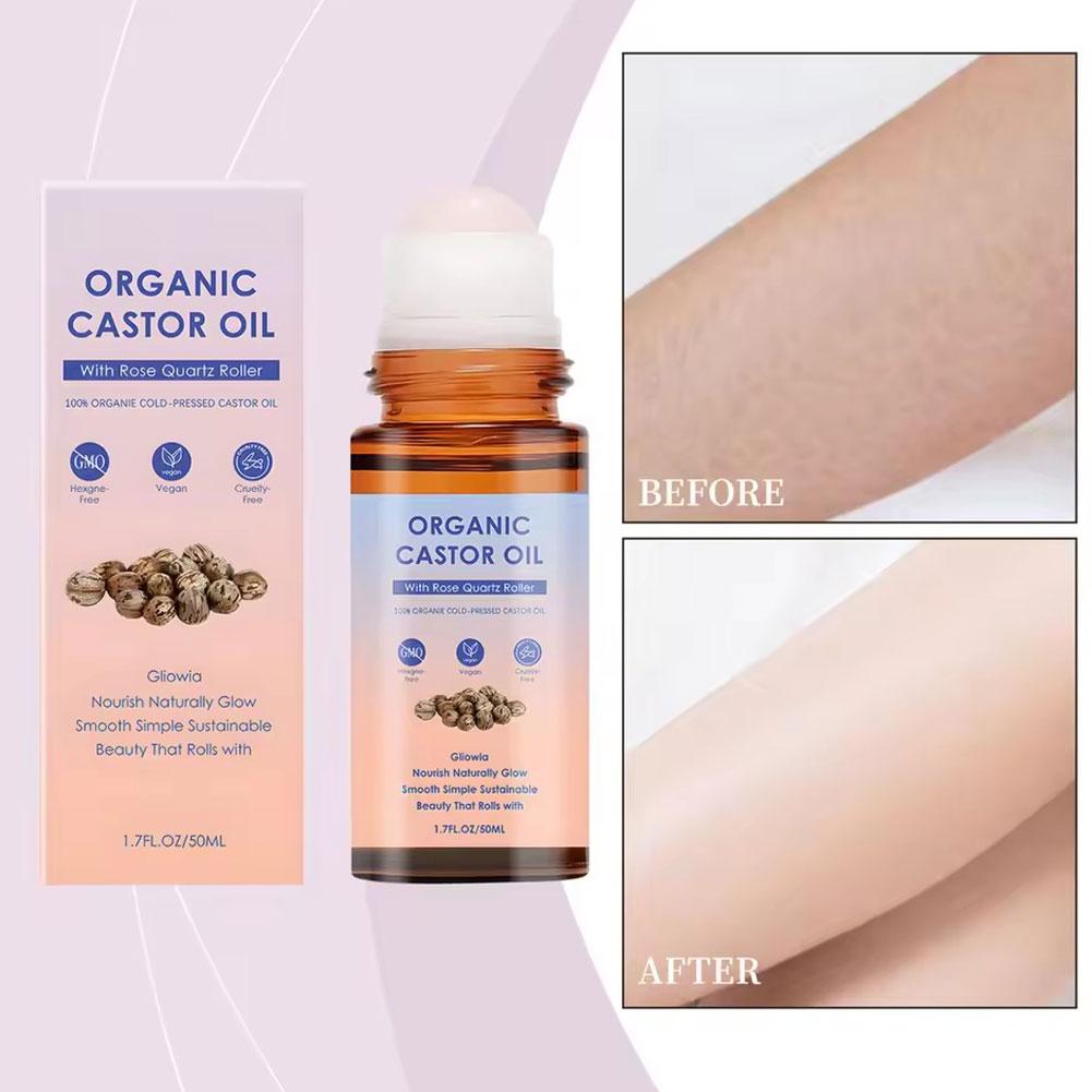 50ml Organic Castor Oil Rose Q - đánh giá và giá Castor Oil Cold Press