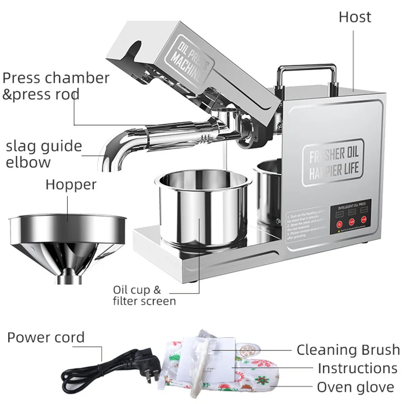 Household Cold & Hot Press Pal - đánh giá và giá Castor Oil Cold Press
