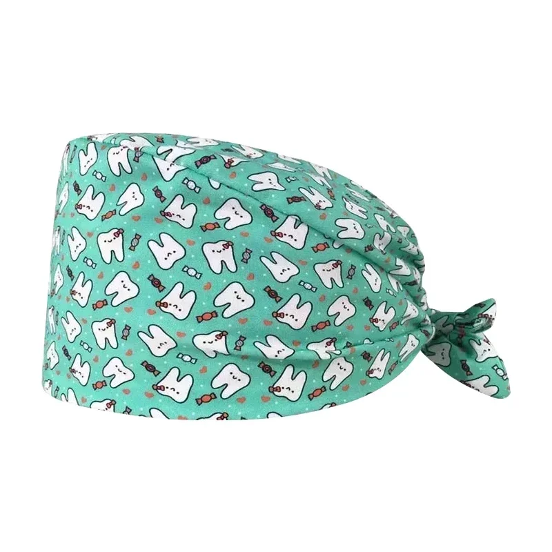 Printed Surgical Cap Scrub Cot - đánh giá và giá Hair Care Hospital