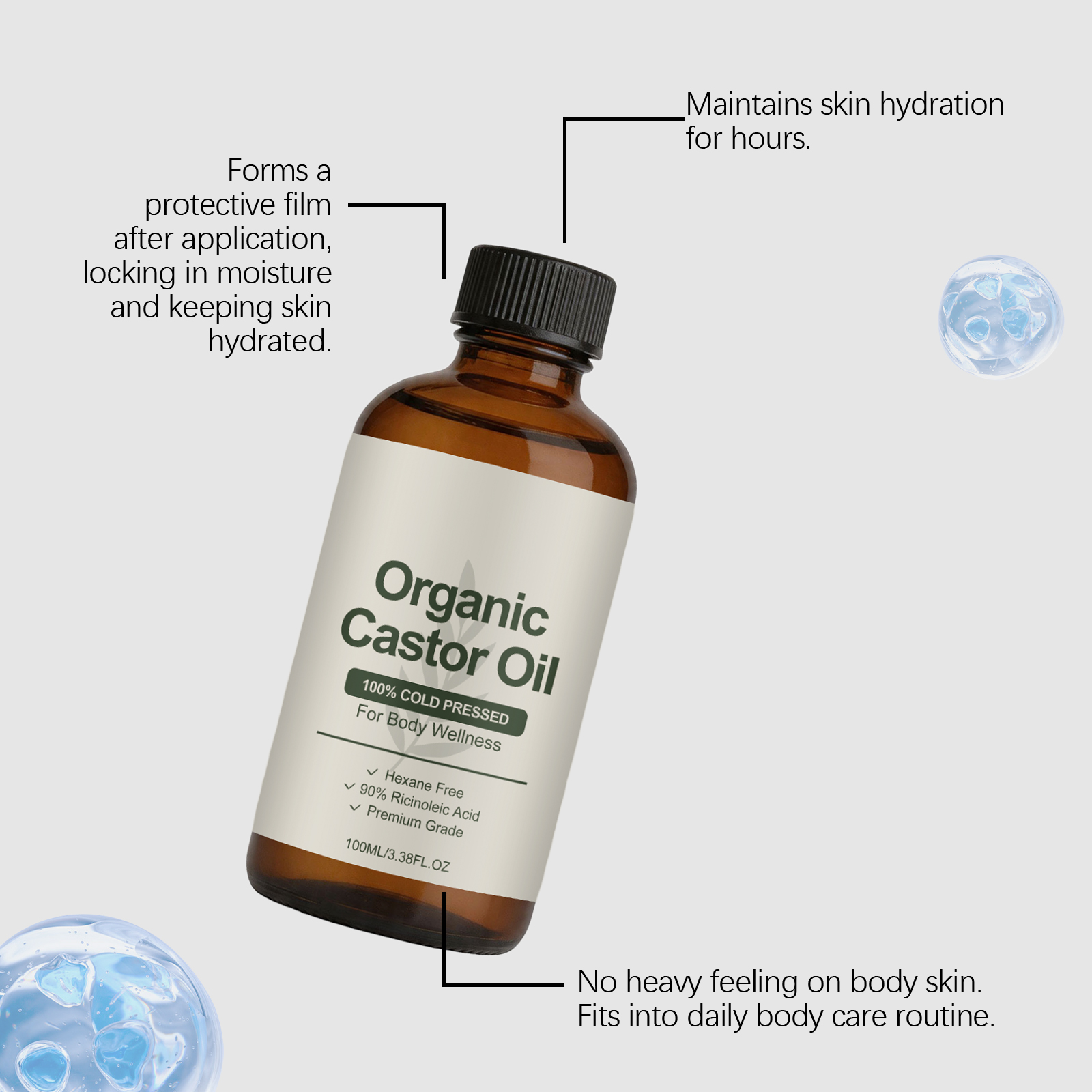 Organic Castor Oil Cold Presse - đánh giá và giá Castor Oil Cold Press