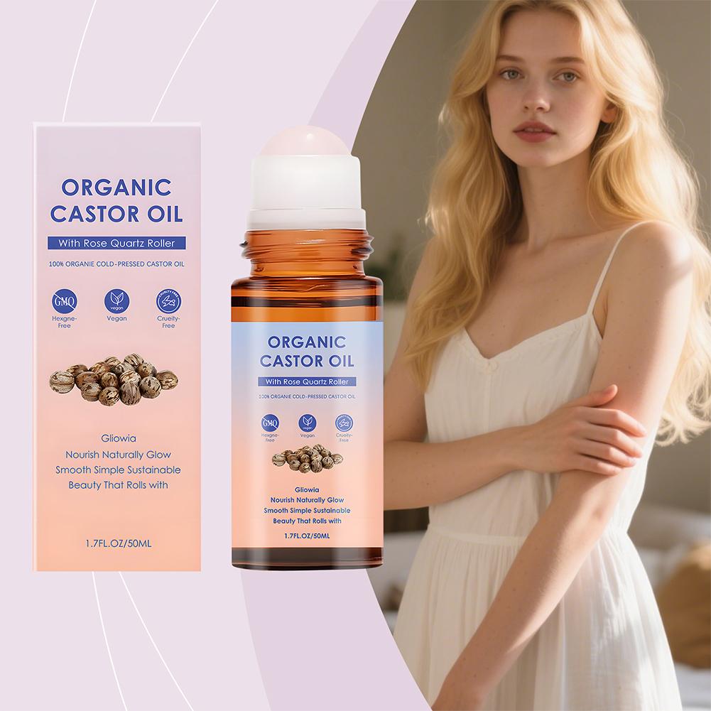 50ml Organic Castor Oil Roll-O - đánh giá và giá Castor Oil Cold Press