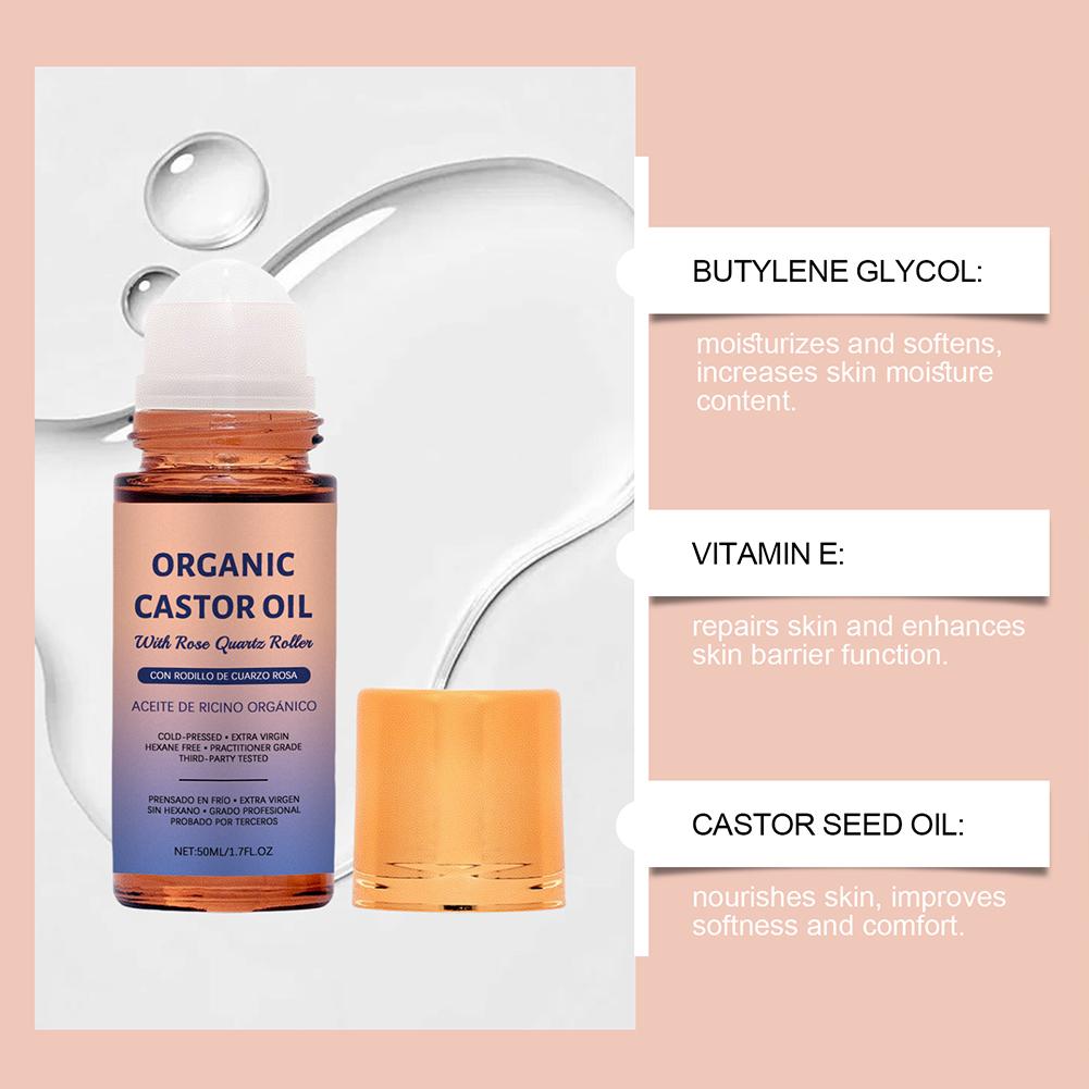 50ml Organic Castor Oil Roll-O - đánh giá và giá Castor Oil Cold Press