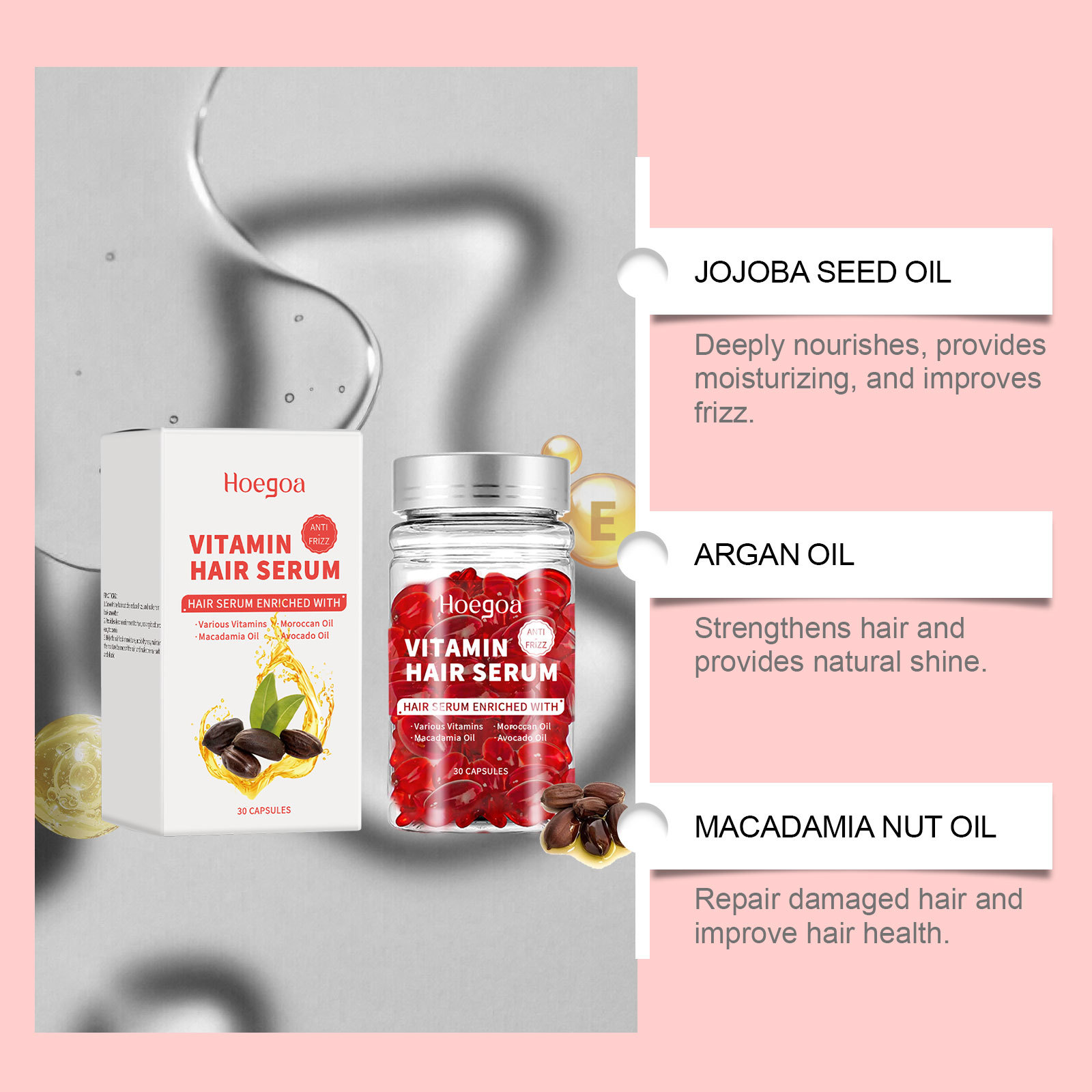 Vitamin Hair Care Serum Capsul - đánh giá và giá Hair Care Serum
